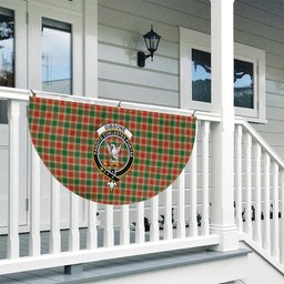 ScotsTee Shop Scottish Gibsone Ancient Crest Tartan Non-Pleated Fan Flag Bunting Banner