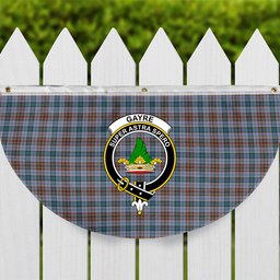 ScotsTee Shop Scottish Gayre Hunting Ancient Crest Tartan Non-Pleated Fan Flag Bunting Banner