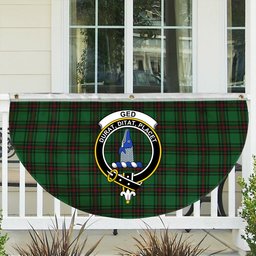 ScotsTee Shop Scottish Ged Crest Tartan Non-Pleated Fan Flag Bunting Banner
