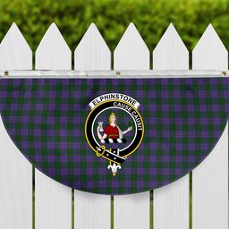 ScotsTee Shop Scottish Elphinstone Crest Tartan Non-Pleated Fan Flag Bunting Banner