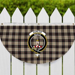 ScotsTee Shop Scottish Dunlop Hunting Ancient Crest Tartan Non-Pleated Fan Flag Bunting Banner