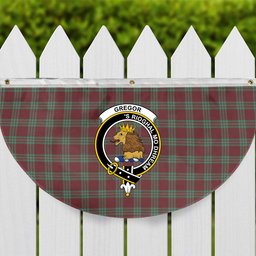 ScotsTee Shop Scottish Gregor Hunting Ancient Crest Tartan Non-Pleated Fan Flag Bunting Banner