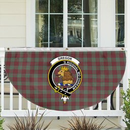 ScotsTee Shop Scottish Gregor Hunting Ancient Crest Tartan Non-Pleated Fan Flag Bunting Banner