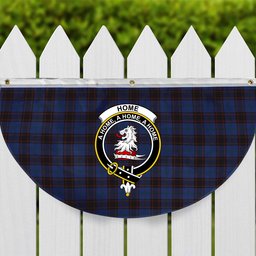 ScotsTee Shop Scottish Home Vestiarium Scoticum Crest Tartan Non-Pleated Fan Flag Bunting Banner