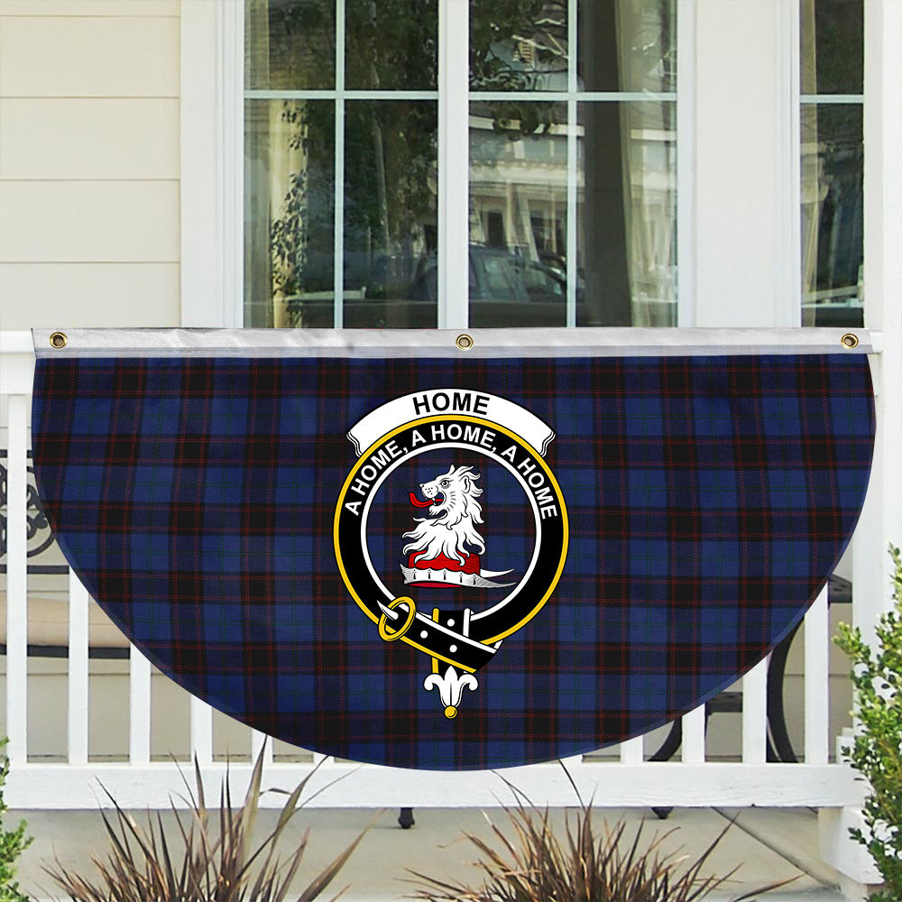 ScotsTee Shop Scottish Home Vestiarium Scoticum Crest Tartan Non-Pleated Fan Flag Bunting Banner