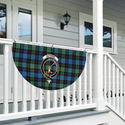 ScotsTee Shop Scottish Guthrie Ancient Crest Tartan Non-Pleated Fan Flag Bunting Banner