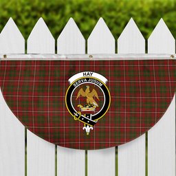 ScotsTee Shop Scottish Hay Crest Tartan Non-Pleated Fan Flag Bunting Banner