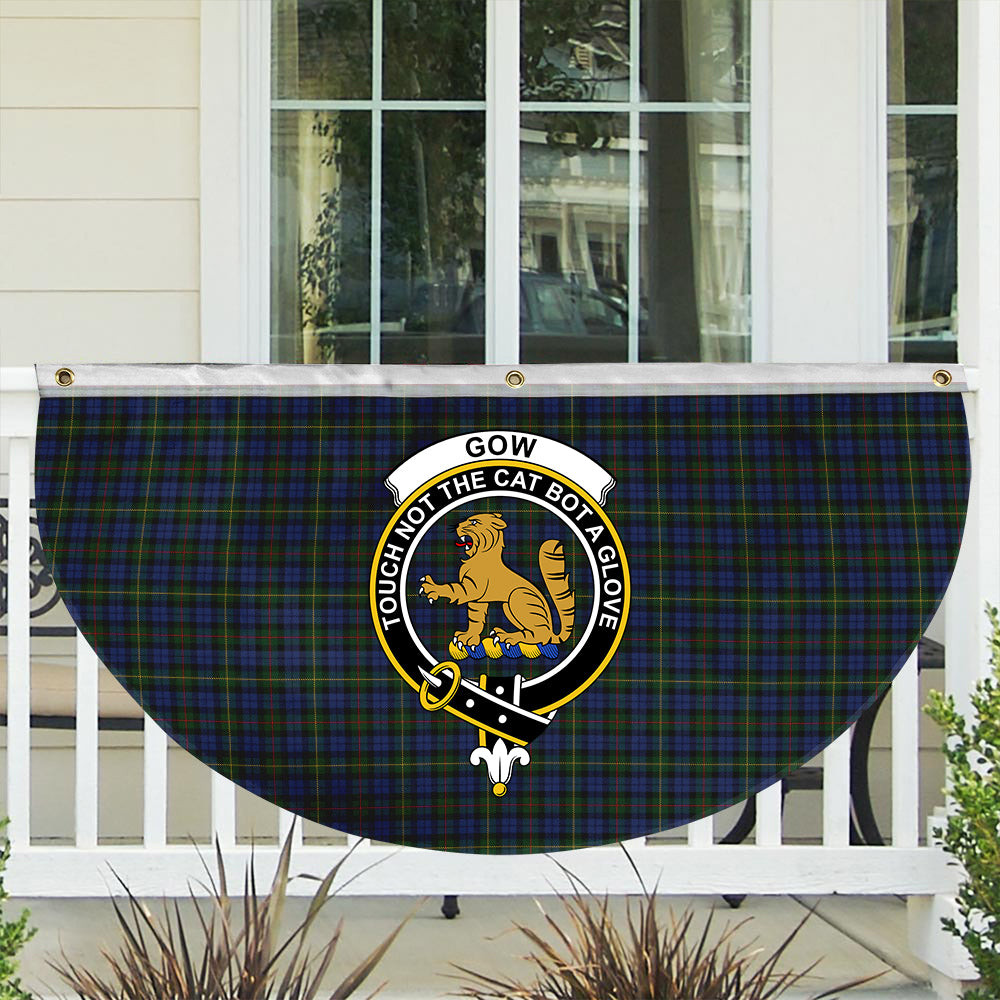 ScotsTee Shop Scottish Gow Hunting Crest Tartan Non-Pleated Fan Flag Bunting Banner