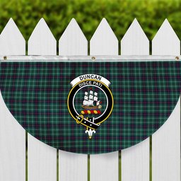 ScotsTee Shop Scottish Duncan Modern Clan Crest Tartan Non-Pleated Fan Flag Bunting Banner