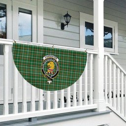 ScotsTee Shop Scottish Forrester Hunting Ancient Crest Tartan Non-Pleated Fan Flag Bunting Banner