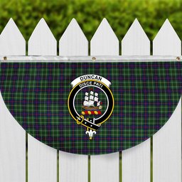 ScotsTee Shop Scottish Duncan Crest Tartan Non-Pleated Fan Flag Bunting Banner