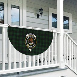 ScotsTee Shop Scottish Graham Crest Tartan Non-Pleated Fan Flag Bunting Banner