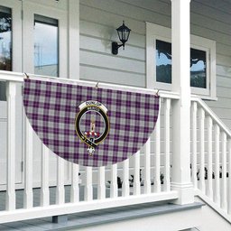 ScotsTee Shop Scottish Dunlop Dress Crest Tartan Non-Pleated Fan Flag Bunting Banner