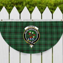 ScotsTee Shop Scottish Fraser Gathering Hunting Ancient Crest Tartan Non-Pleated Fan Flag Bunting Banner