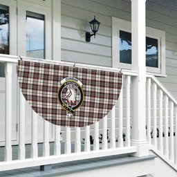 ScotsTee Shop Scottish Dunbar Plaid Ancient Crest Tartan Non-Pleated Fan Flag Bunting Banner
