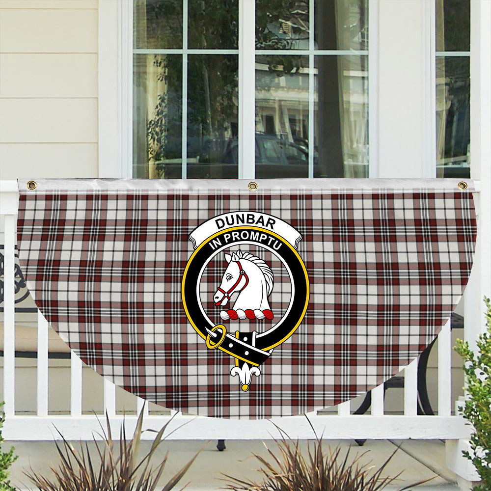 ScotsTee Shop Scottish Dunbar Plaid Ancient Crest Tartan Non-Pleated Fan Flag Bunting Banner