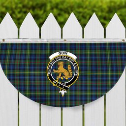 ScotsTee Shop Scottish Gow Hunting Modern Crest Tartan Non-Pleated Fan Flag Bunting Banner
