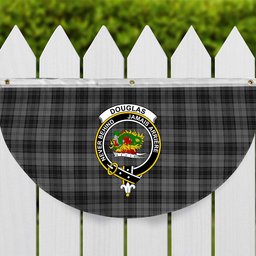 ScotsTee Shop Scottish Douglas Grey Vestiarium Scoticum Crest Tartan Non-Pleated Fan Flag Bunting Banner