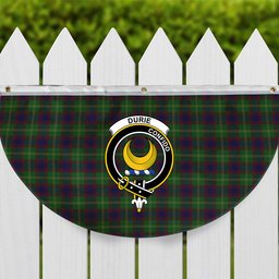 ScotsTee Shop Scottish Durie Crest Tartan Non-Pleated Fan Flag Bunting Banner