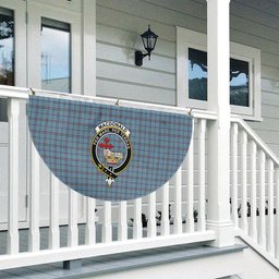 ScotsTee Shop Scottish MacDonald from Rawtenstall Crest Tartan Non-Pleated Fan Flag Bunting Banner