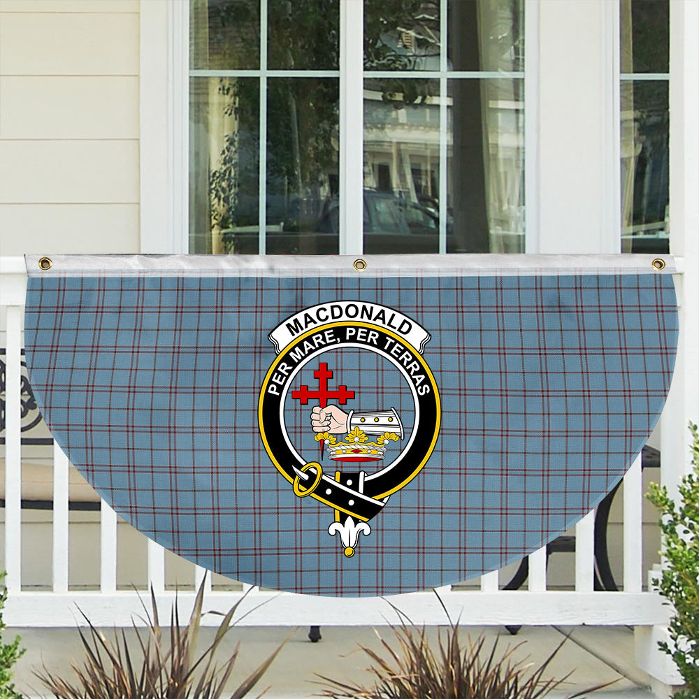 ScotsTee Shop Scottish MacDonald from Rawtenstall Crest Tartan Non-Pleated Fan Flag Bunting Banner