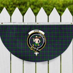 ScotsTee Shop Scottish Shaw Crest Tartan Non-Pleated Fan Flag Bunting Banner