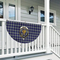 ScotsTee Shop Scottish Sinclair Dress Dance Crest Tartan Non-Pleated Fan Flag Bunting Banner