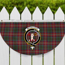 ScotsTee Shop Scottish McCulloch Ancient Crest Tartan Non-Pleated Fan Flag Bunting Banner