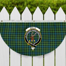 ScotsTee Shop Scottish Rollo Ancient Crest Tartan Non-Pleated Fan Flag Bunting Banner