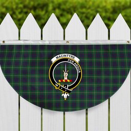 ScotsTee Shop Scottish MacIntyre Hunting Crest Tartan Non-Pleated Fan Flag Bunting Banner