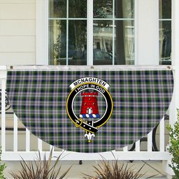 ScotsTee Shop Scottish Mcnaghten Dress Crest Tartan Non-Pleated Fan Flag Bunting Banner