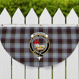 ScotsTee Shop Scottish McDonald Dress Ancient Crest Tartan Non-Pleated Fan Flag Bunting Banner