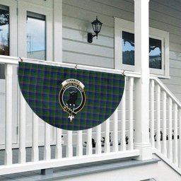 ScotsTee Shop Scottish Turnbull Hunting 1983 2 Crest Tartan Non-Pleated Fan Flag Bunting Banner