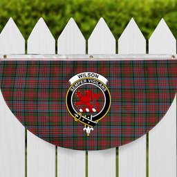 ScotsTee Shop Scottish Wilsons 043 Crest Tartan Non-Pleated Fan Flag Bunting Banner