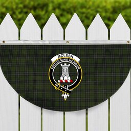 ScotsTee Shop Scottish McLean Hunting Crest Tartan Non-Pleated Fan Flag Bunting Banner