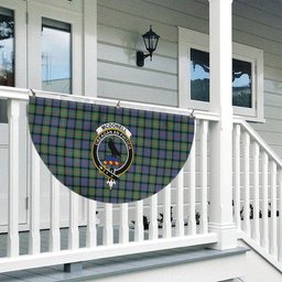 ScotsTee Shop Scottish McDonell Of Glengarry Ancient Crest Tartan Non-Pleated Fan Flag Bunting Banner
