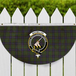 ScotsTee Shop Scottish MacMillan Hunting Modern SC Crest Tartan Non-Pleated Fan Flag Bunting Banner