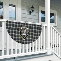 ScotsTee Shop Scottish Malcolm Dress Modern Crest Tartan Non-Pleated Fan Flag Bunting Banner