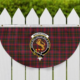 ScotsTee Shop Scottish MacKintosh Geddes Crest Tartan Non-Pleated Fan Flag Bunting Banner