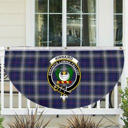 ScotsTee Shop Scottish Kinnaird Modern Crest Tartan Non-Pleated Fan Flag Bunting Banner