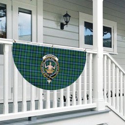ScotsTee Shop Scottish Urquhart Ancient Crest Tartan Non-Pleated Fan Flag Bunting Banner