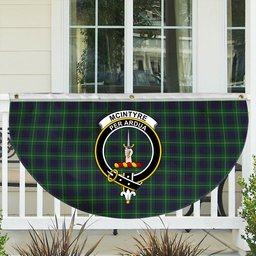 ScotsTee Shop Scottish McIntyre Hunting Crest Tartan Non-Pleated Fan Flag Bunting Banner