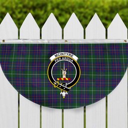 ScotsTee Shop Scottish McIntyre Inglis Crest Tartan Non-Pleated Fan Flag Bunting Banner