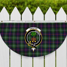 ScotsTee Shop Scottish Swinton SC Crest Tartan Non-Pleated Fan Flag Bunting Banner