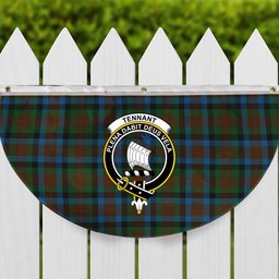 ScotsTee Shop Scottish Tennant 2 Crest Tartan Non-Pleated Fan Flag Bunting Banner