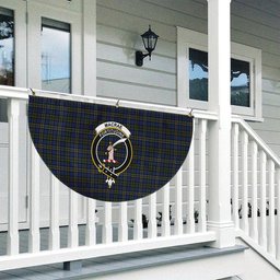 ScotsTee Shop Scottish MacRae Hunting 4 Crest Tartan Non-Pleated Fan Flag Bunting Banner