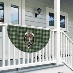 ScotsTee Shop Scottish Tailyour Dress Crest Tartan Non-Pleated Fan Flag Bunting Banner