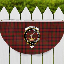 ScotsTee Shop Scottish Lumsden Boghead Crest Tartan Non-Pleated Fan Flag Bunting Banner