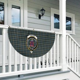ScotsTee Shop Scottish Ogilvie of Inverarity – VS 1 Crest Tartan Non-Pleated Fan Flag Bunting Banner