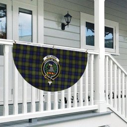 ScotsTee Shop Scottish McLaren Modern Crest Tartan Non-Pleated Fan Flag Bunting Banner
